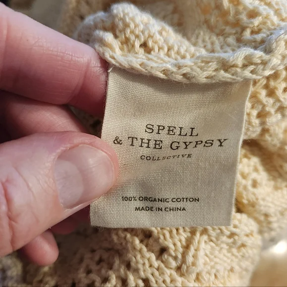 Spell Road to Paradise Knit Dress - Wheat NWT Size Small - Picture 2 of 3